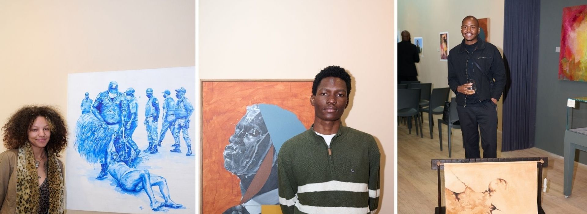 Cassirer Welz Art Prize 2026 Finalists - Shandré Lummis-Rabie (South Africa), Oteng Keabetswe (Botswana), and Ukhona Mthethwa (South Africa)