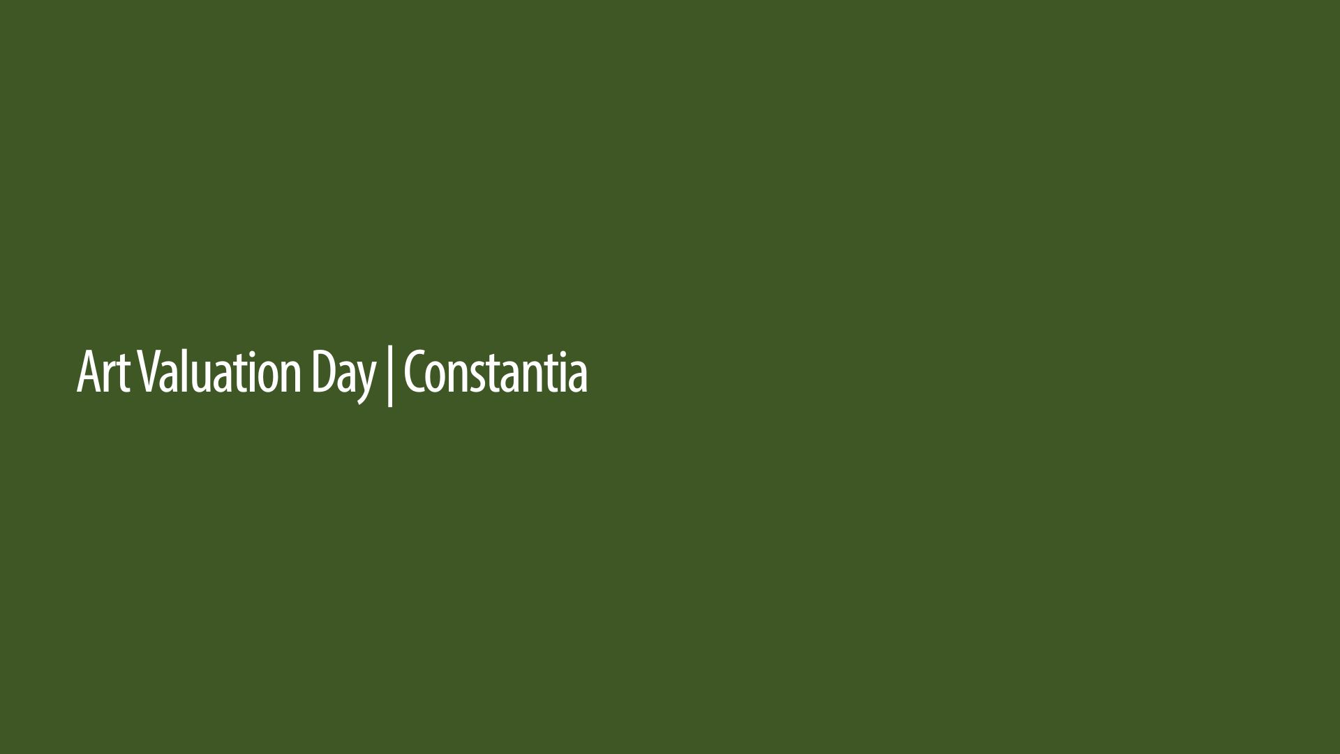 Constantia Valuation Day