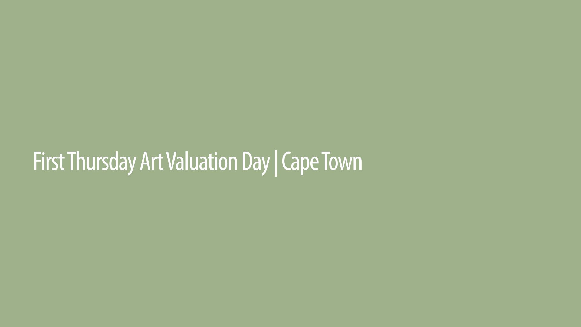 First Thursday Valuation Day