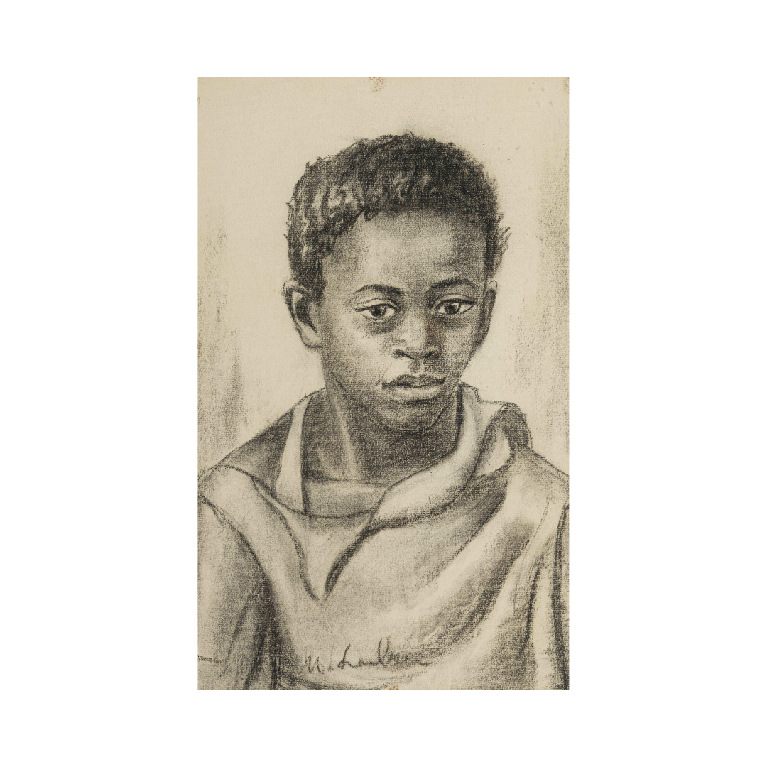 Maggie Laubser; Portrait of a Girl