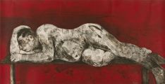 William Kentridge sleeper red