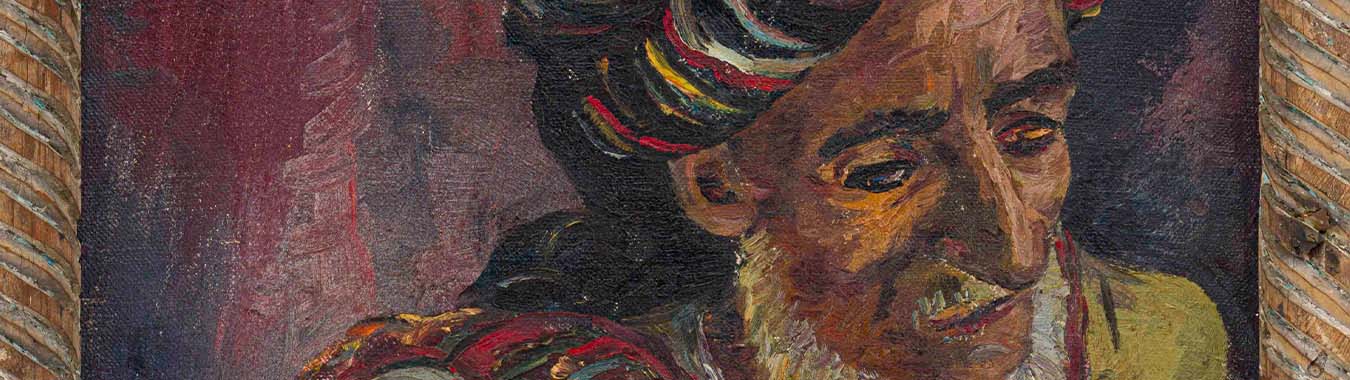 Highly important Zanzibar portrait by Irma Stern of praying man poised to go under the hammer at Strauss & Co