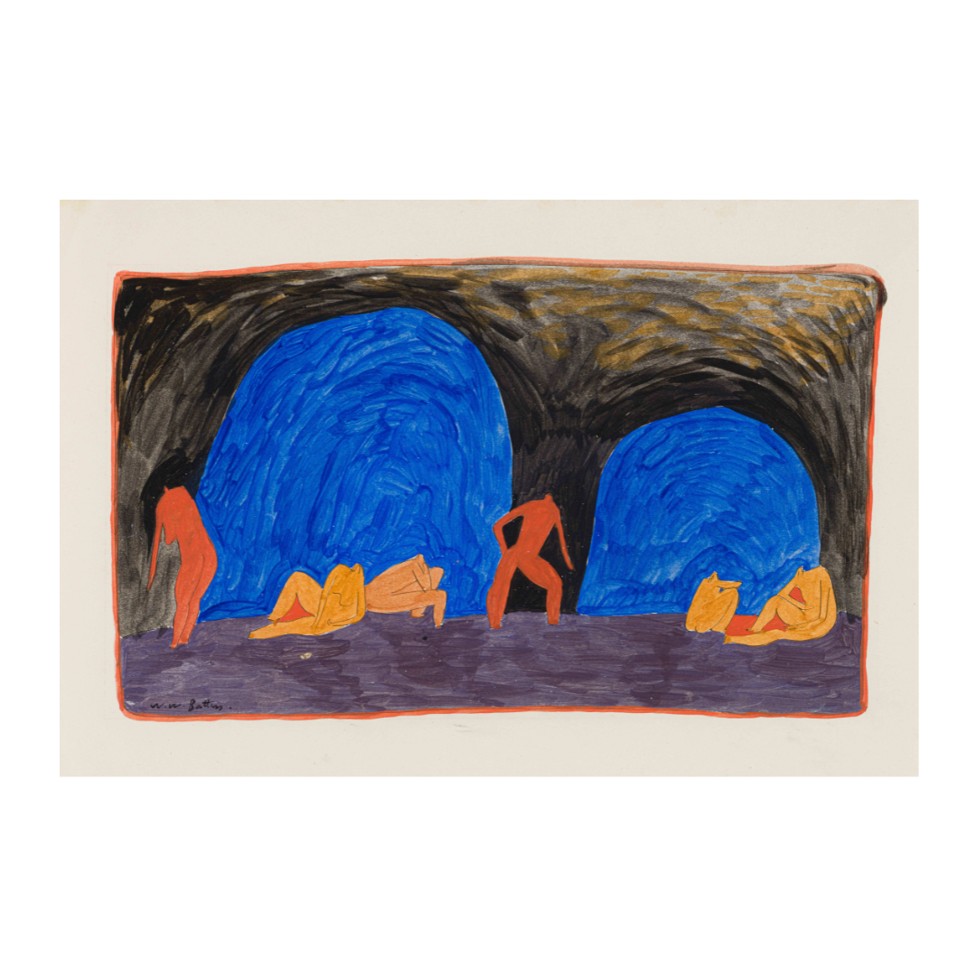 Walter Battiss; The Early Men and Women (Cave)